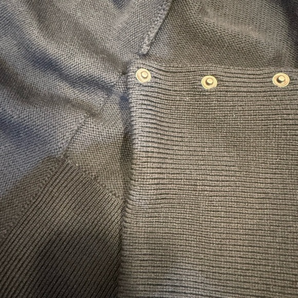 NFP Studios Convertible Cardigan w/ Detachable Wrist Cuffs 100% Cotton. - Picture 6 of 11